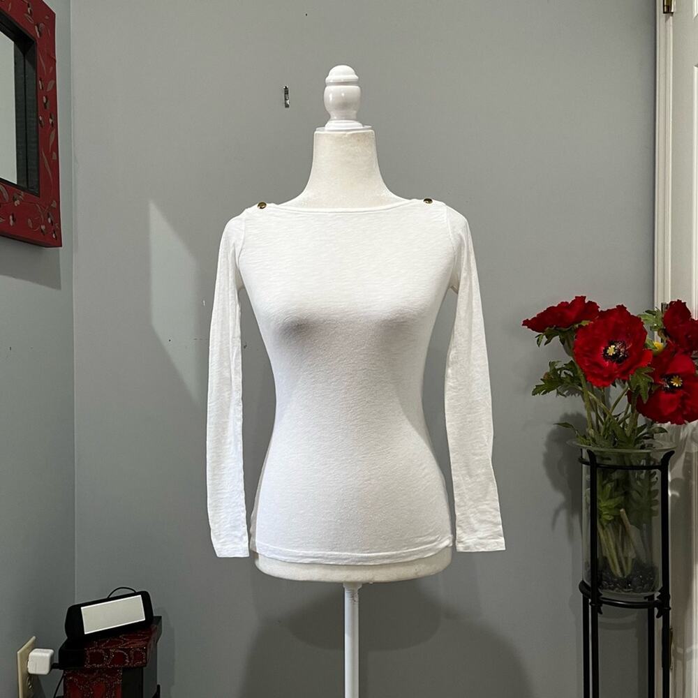 NEW J. Crew Cotton Perfect Painter Fit Casual Neutral Basics Tees Bundle 2 NWOT - Picture 4 of 16